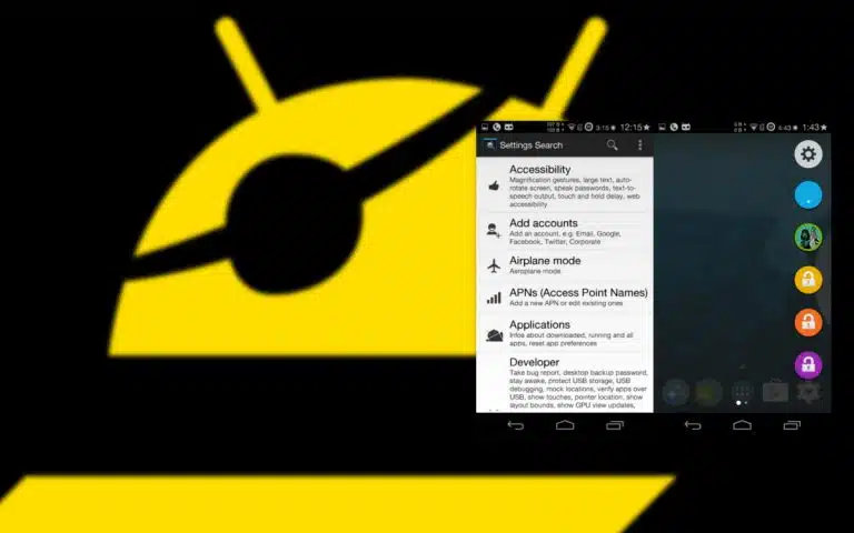 un gros plan d'un téléphone portable avec un fond jaune et noir