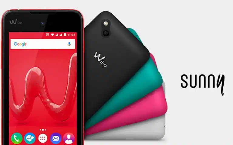 un gros plan d'un téléphone portable avec un tas de couleurs différentes