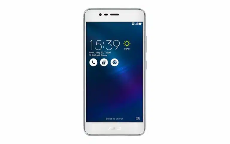 un gros plan d'un portable blanc avec une horloge à l'écran