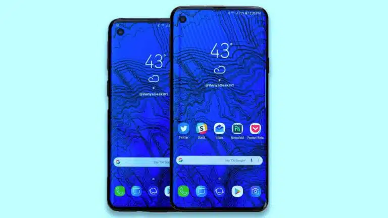 deux galaxies samsung s9 et s9e sont montrées côte à côte