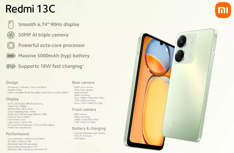 Xiaomi Redmi 13C
