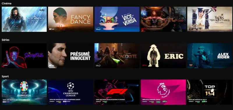 Le meilleur de Canal+ et bien plus !