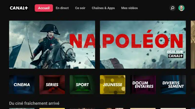Application myCanal