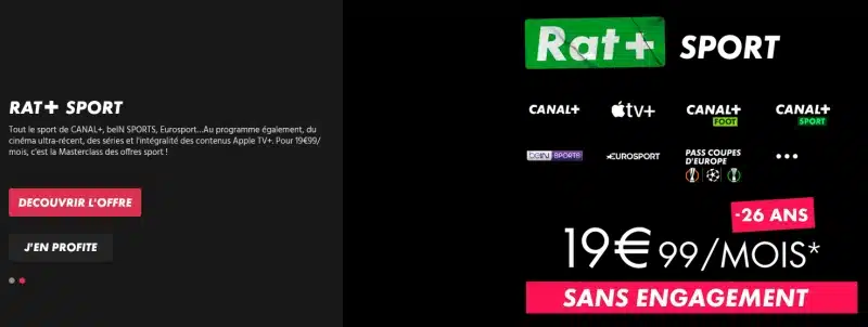 L'offre Rat+ Sport